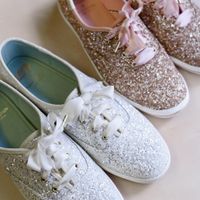 Glittery Keds. Photo credit: Lavender Leigh Photography