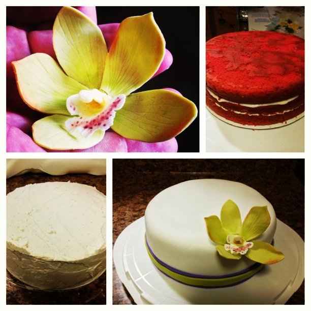 Practice wedding cake #1