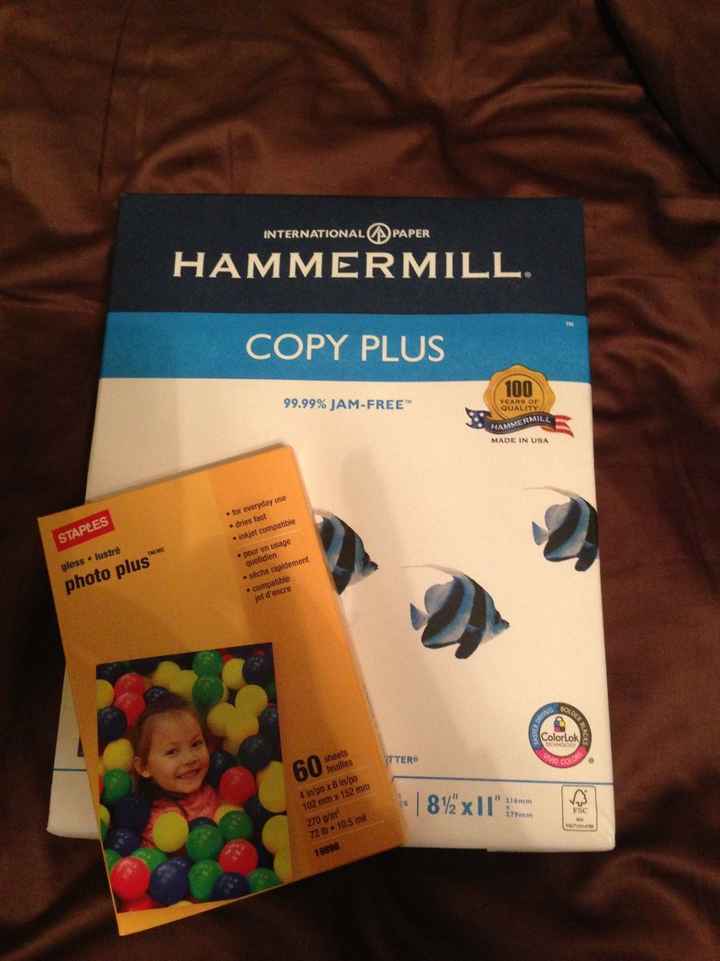 PSA: Free Photo Paper @ Staples (after rebate)