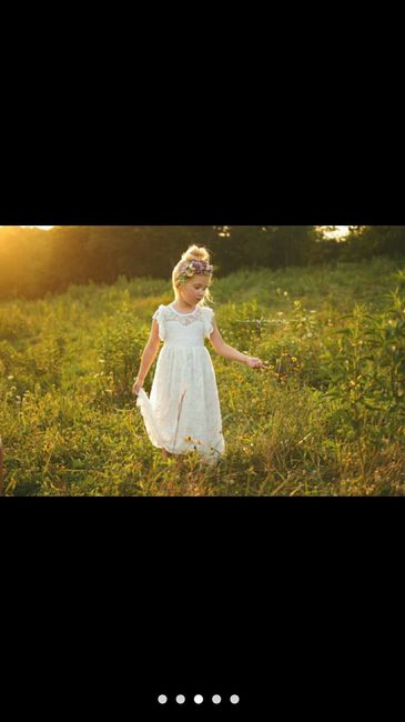 Flower girl attire
