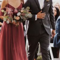 Groom white tie, groomsmen black ties - 1