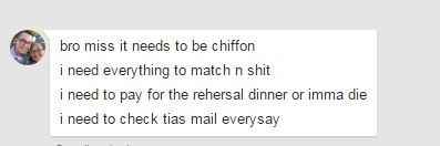 Does it really make me a bridezilla? *Update on pg2*