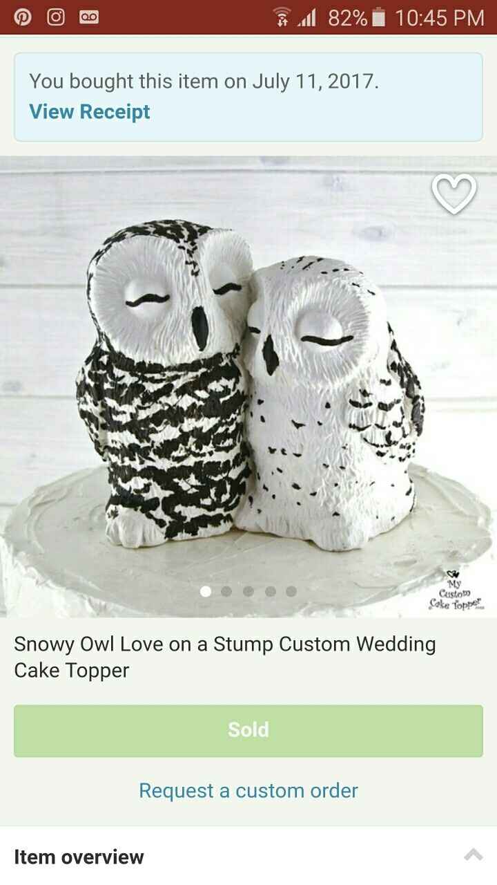 Let's see your cake topper!