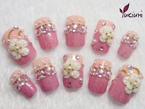 I googled "wedding nails" to get ideas and this is what I found...