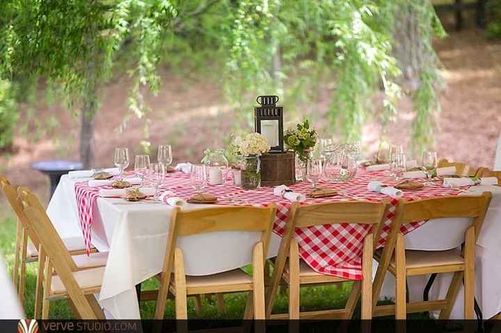 Bbq theme outdoor wedding...need help with the details.