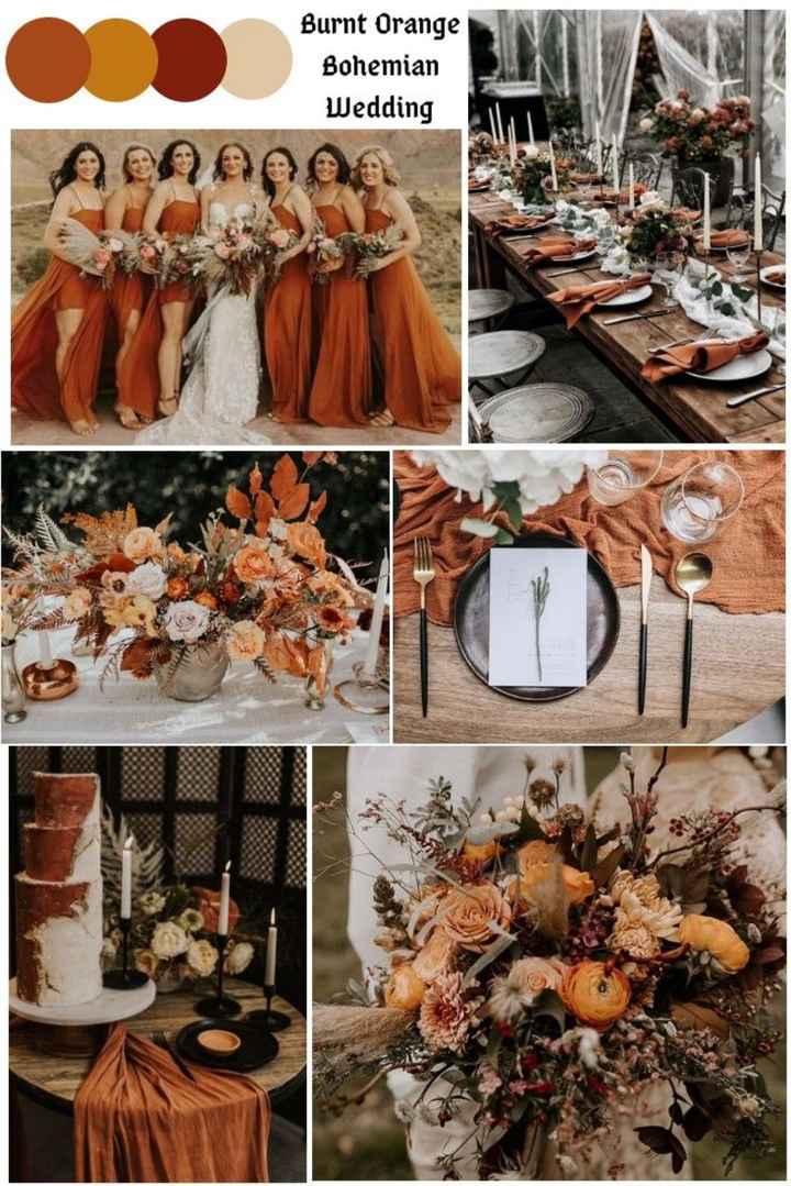October wedding colors top