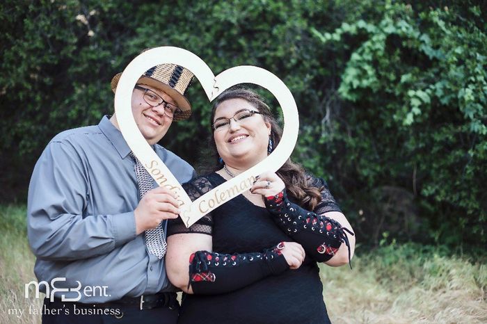 Fun with personalized props. 