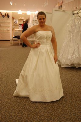 This is My dress i bought at david's what do you think?