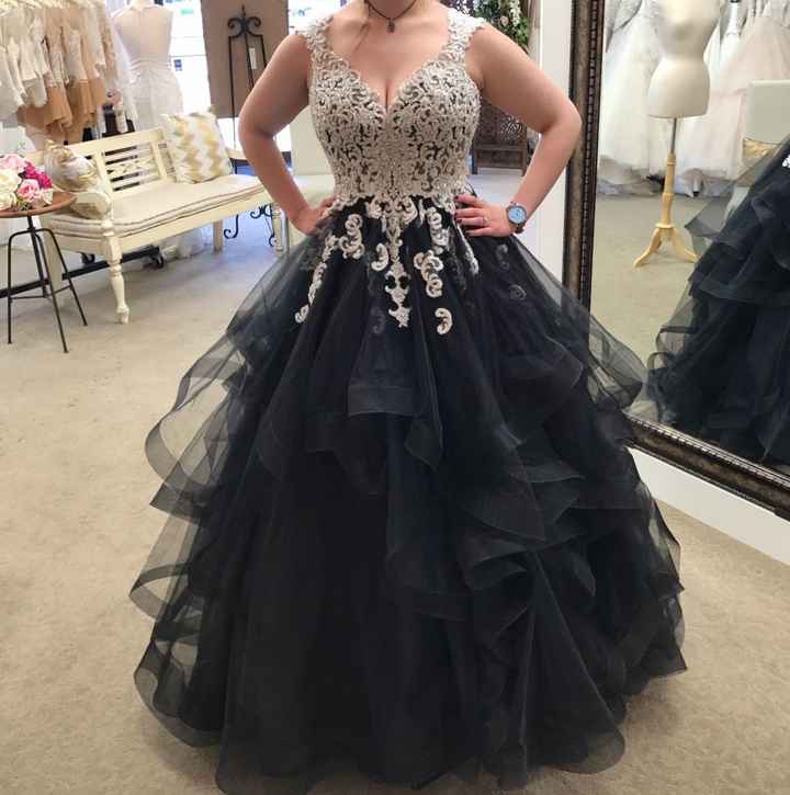 What was the most unique dress you tried on? Pics?