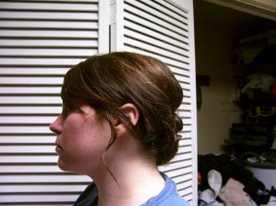 My hair trial -(pics) Opinions welcome:)