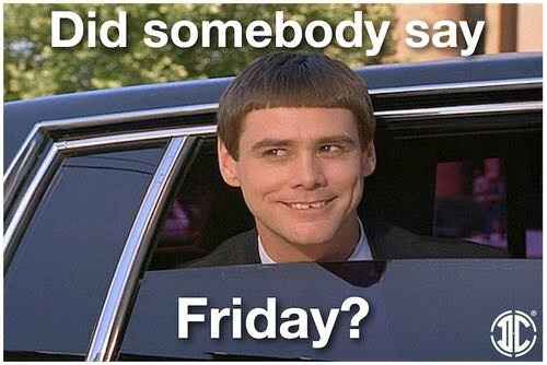 Weekend oh weekend!