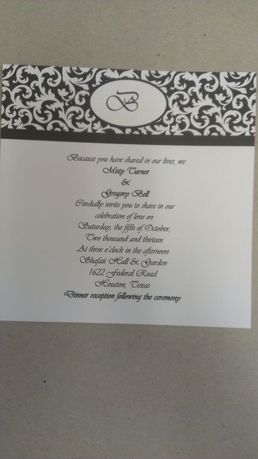 Just ordered my invitations! (It's getting real..) Share photos of your invitations!