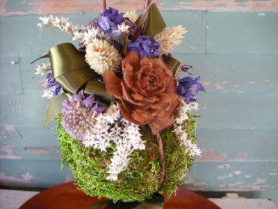 Moss Ball Bouquet Question