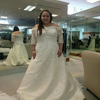 First round of trying out dresses.