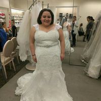 First round of trying out dresses.