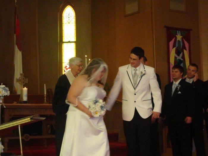 Back as the new Mrs. Raymer. :D