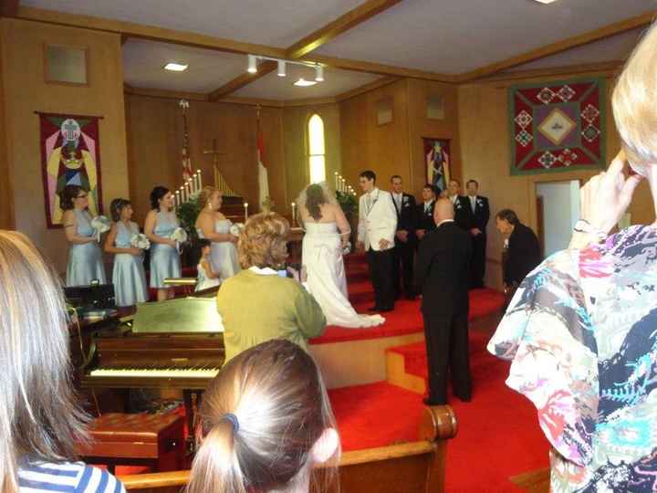 Back as the new Mrs. Raymer. :D