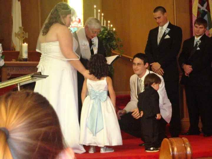 Back as the new Mrs. Raymer. :D