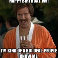 So, it's VM's Birthday...