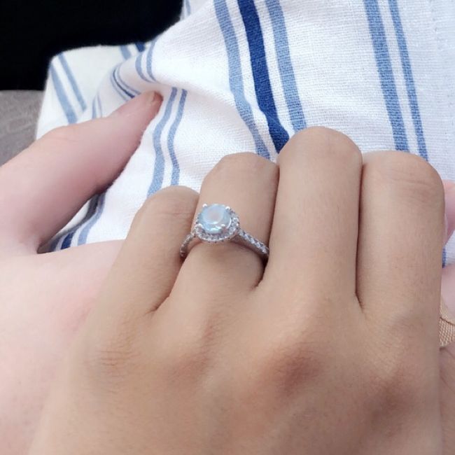Is it ok to ask you for how many  ct’s is your engagement ring? And for the price and brand? 5