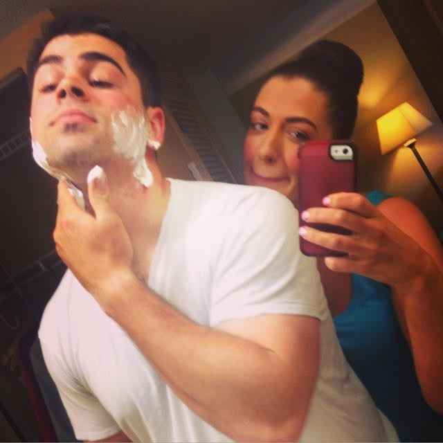 In the selfie spirit, any favorite pic of you and FH or DH?