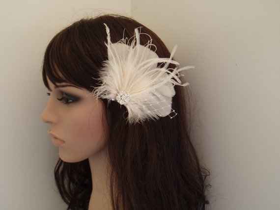 Feather or flower fascinator?