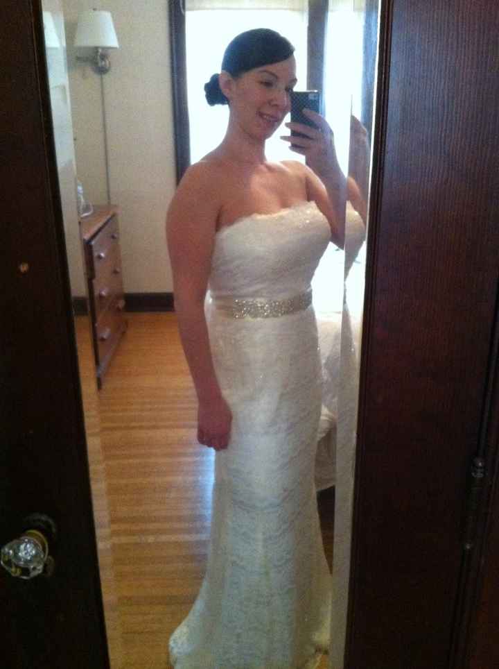 Necklace and a sash?  Too much?