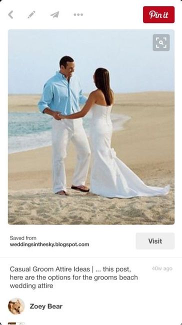 Groom S Attire For Beach Wedding Help Weddings Wedding Attire