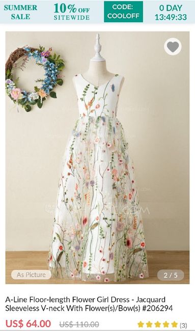 Junior bridesmaid dress 1