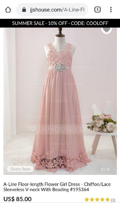 Junior bridesmaid dress 3