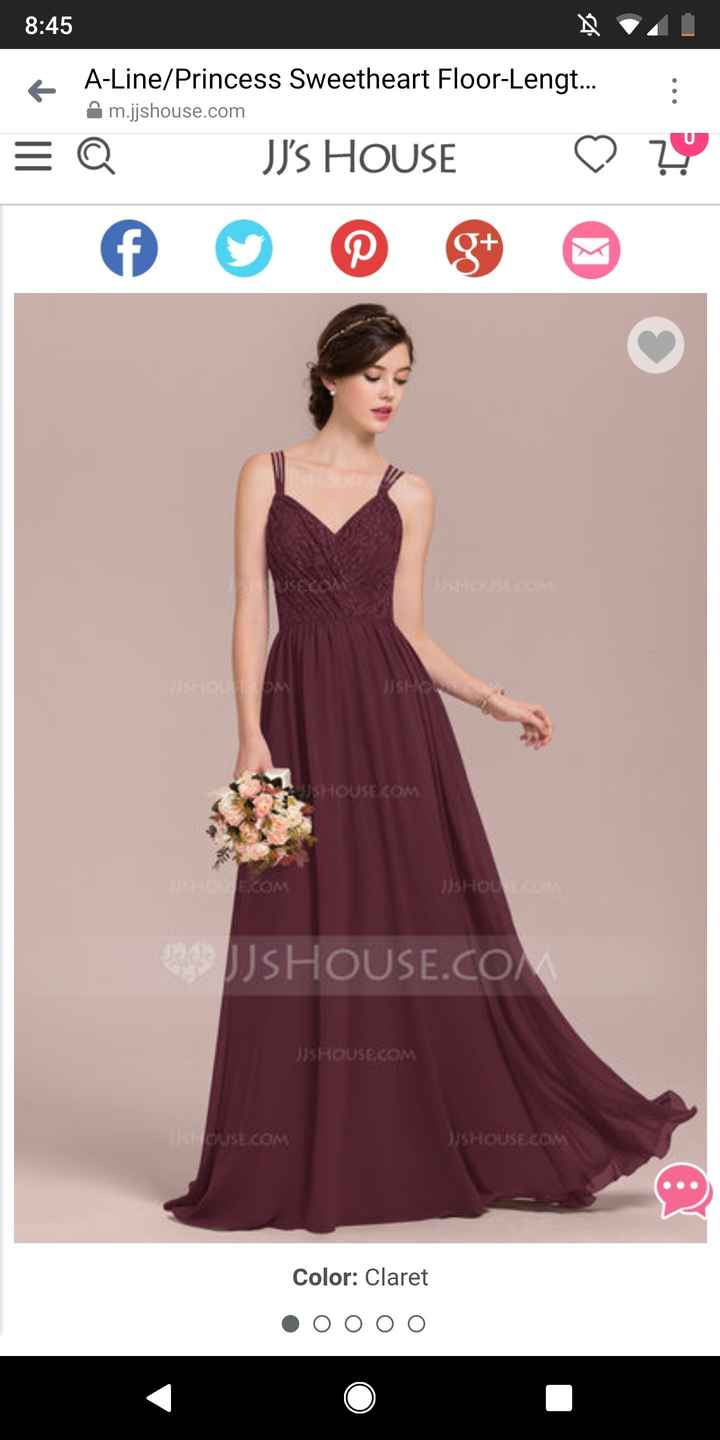 Bridesmaid style choosing to stand out - 2
