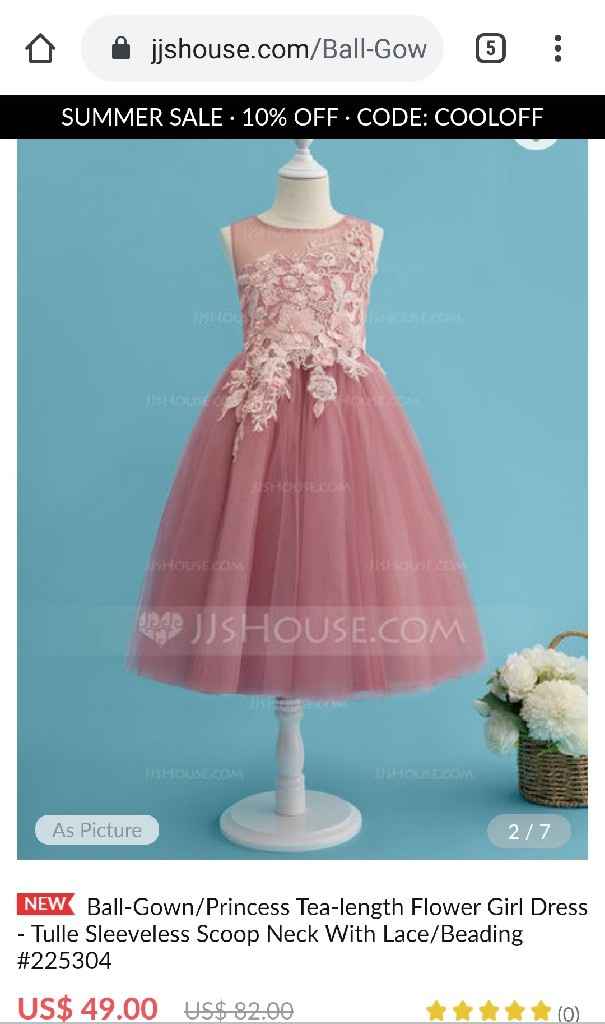 Junior bridesmaid dress - 1
