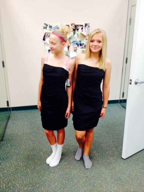 Dress fitting last night and finally BM's dresses (pics)