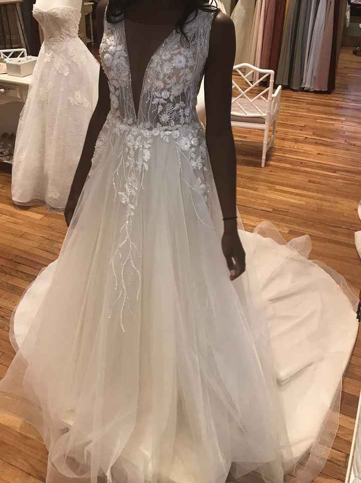 Deciding between two wedding dresses 1