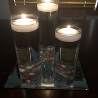 Those of you doing 3 cylinder centerpieces with a mirror beneath - 1