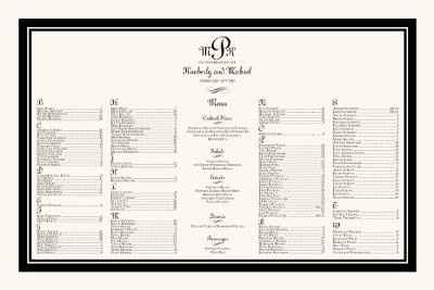 Let me see your DIY Seating Charts/Escort Cards