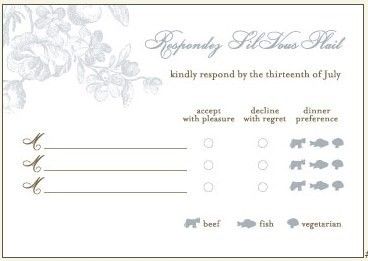 Silly RSVP Question