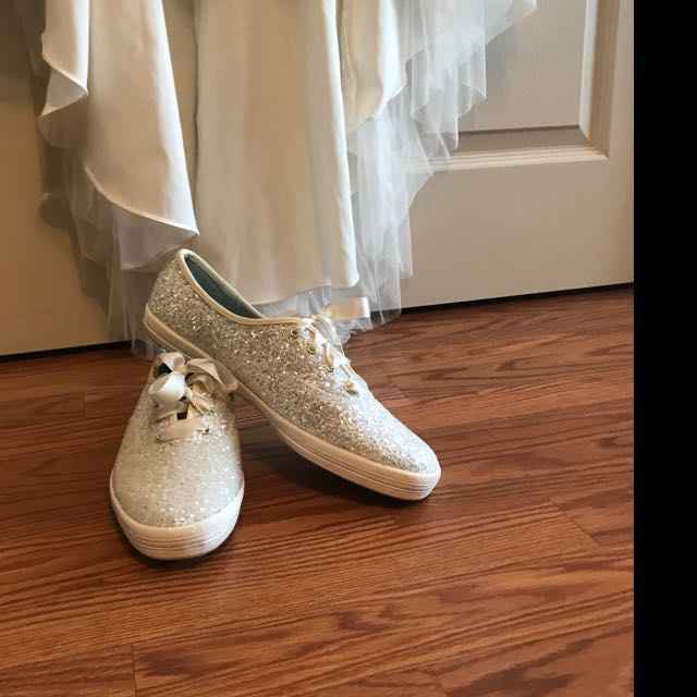 Did anyone wear sneakers on their big day? - 2
