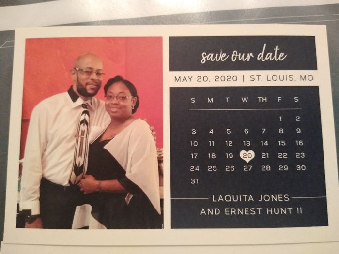 My save the dates - 1