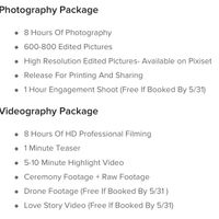 How much did you/ are you paying for a photographer. - 1