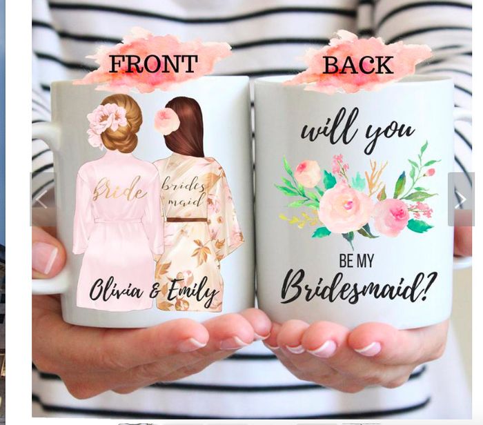 bridesmaid mugs