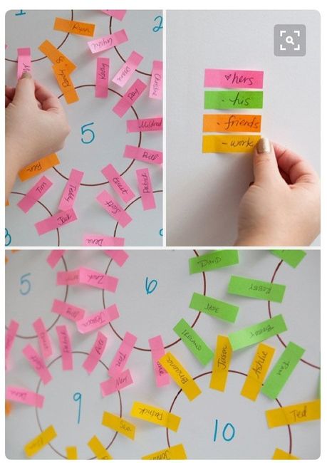 Time, Money, & your reception seating chart display?