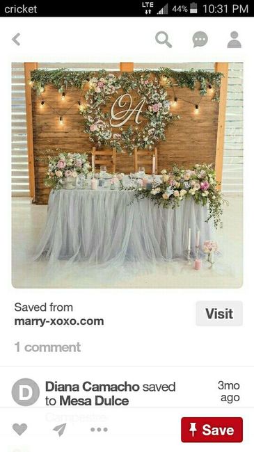 Sweetheart Table