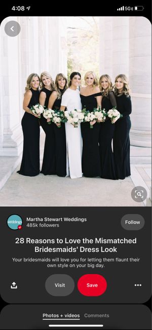 Opinions on black bridesmaids dresses? - 1