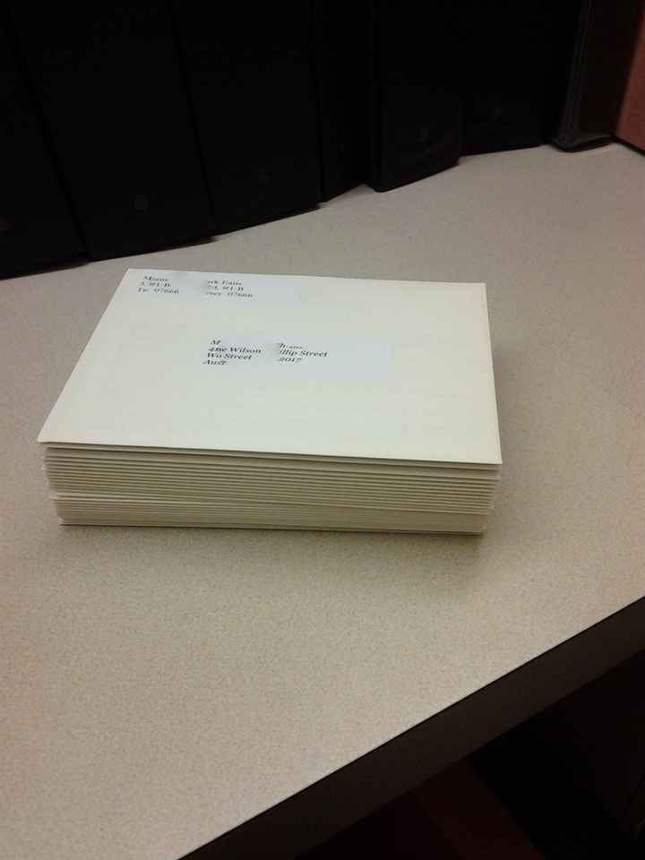 Save the Date Magnets are in the mail