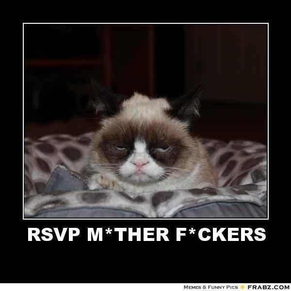 RSVPs - My turn - UPDATE in comments