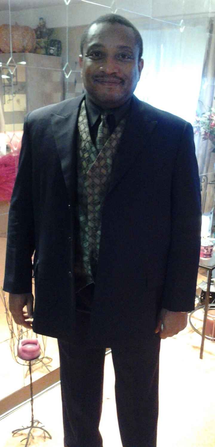 Hubby had his suit fitting last night :) (Pics)