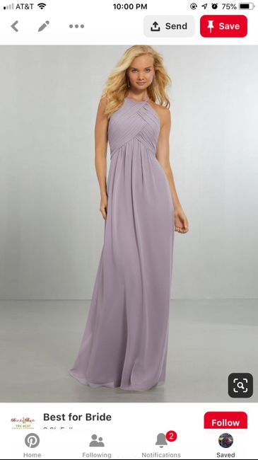 Are you matching all of your bridesmaids dresses or will they all be different styles? - 1