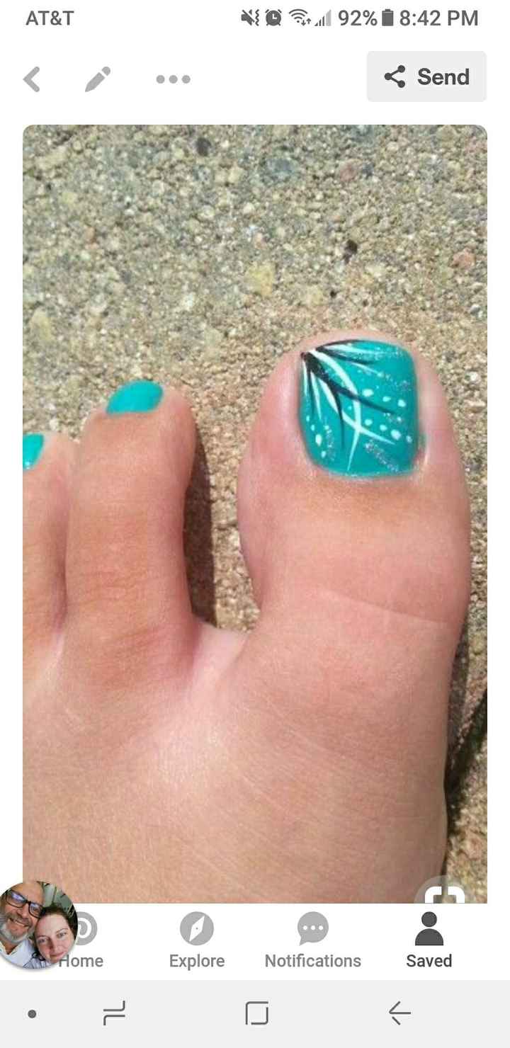 Help with pedicure & pink/white nails - 1