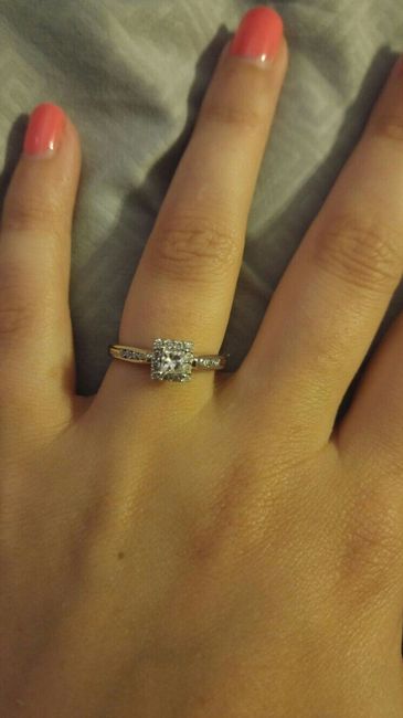 Tried to revive an old thread, but it wouldn't post...so Show me your nontraditional engagement ring
